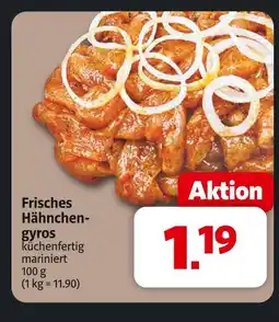 Markant Frisches hähnchengyros Angebot