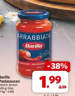 Markant Barilla pastasaucen Angebot