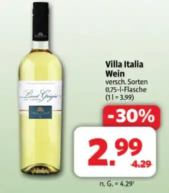 Markant Villa italia wein Angebot