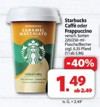 Markant Starbucks caffe Angebot