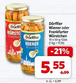 Markant Dörffler wiener würstchen Angebot