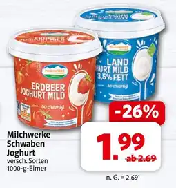 Markant Milchwerke schwaben erdbeer joghurt mild Angebot
