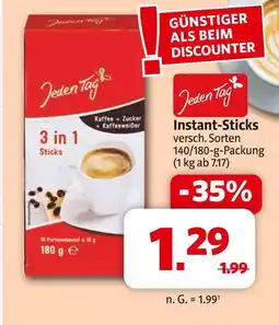 Markant Jeden tag instant-sticks Angebot