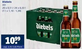 Getränkewelt Diebels alt Angebot