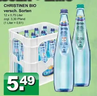 Getränkeparadies Gefromm Christinen bio mineralwasser Angebot
