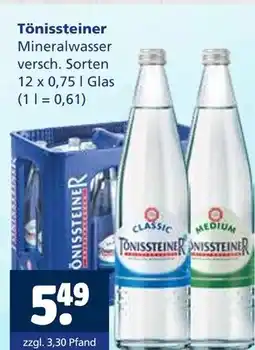 Getränkewelt Tönissteiner mineralwasser Angebot