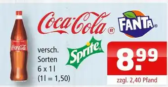 Getränke Oase Coca-cola coca-cola oder fanta oder sprite Angebot
