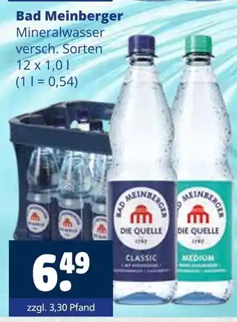 Getränkewelt Bad meinberger mineralwasser Angebot