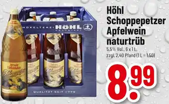 trinkgut Höhl schoppepetzer apfelwein naturtrüb Angebot