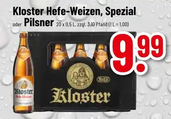 trinkgut Kloster kloster hefe-weizen, spezial oder pilsner Angebot