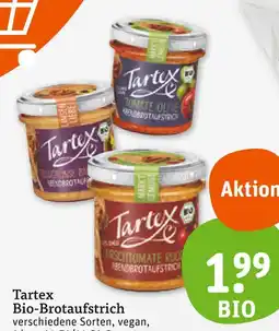 tegut Tartex bio-brotaufstrich Angebot