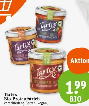 tegut Tartex bio-brotaufstrich Angebot