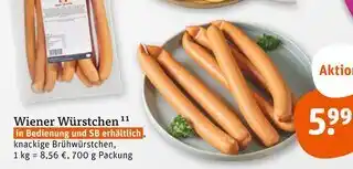 tegut Wiener würstchen Angebot