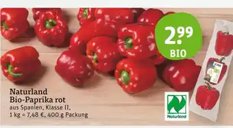 tegut Naturland bio-paprika rot Angebot