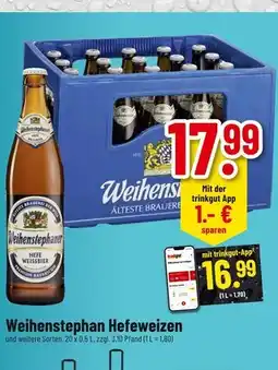 trinkgut Weihenstephan weihenstephan hefeweizen Angebot