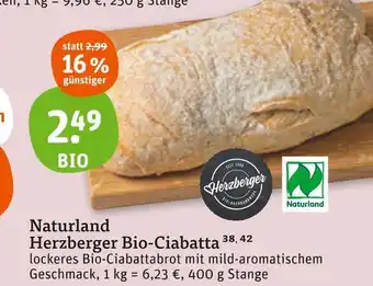tegut Herzberger herzberger bio-ciabatta Angebot