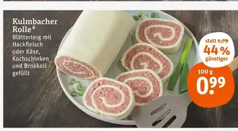 tegut Kulmbacher rolle mit hackfleisch Angebot