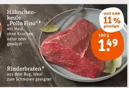 tegut Hähnchenkeule pollo fino Angebot
