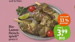tegut Bio bio-lammfleischspieß Angebot
