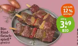 tegut Bio bio-rindfleischspieß Angebot