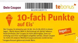 tegut Tebonus 10-fach punkte auf eis Angebot