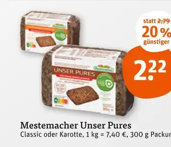 tegut Mestemacher classic Angebot