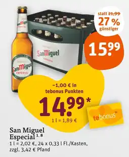 tegut San miguel san miguel especial Angebot