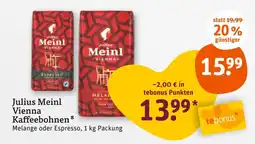 tegut Julius meinl melange Angebot