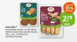 tegut Soto bio bio-börek-röllchen spinat-feta Angebot