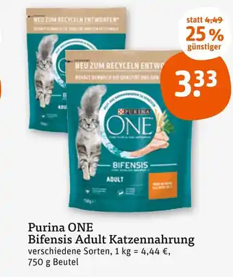 tegut Purina one bifensis adult katzennahrung Angebot