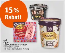 tegut Oppo low calorie eiscreme Angebot