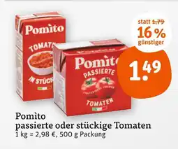 tegut Pomìto passierte tomaten Angebot