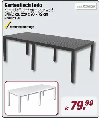 Poco Progarden gartentisch indo Angebot