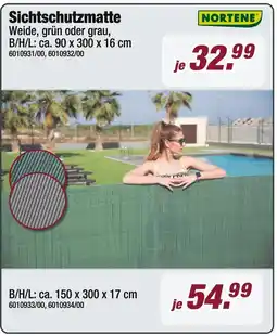 Poco Nortene sichtschutzmatte Angebot