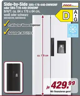 Poco Poco line side-by-side sbs-178-440-dwwdnf oder sbs-178-440-dswdnf Angebot