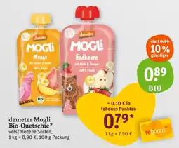 tegut Demeter mogli bio-quetschie Angebot