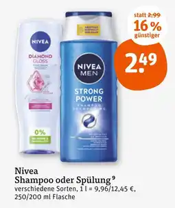 tegut Nivea shampoo Angebot