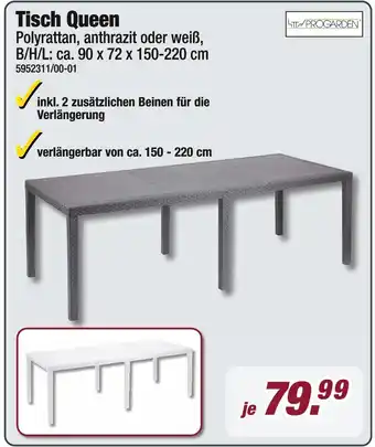 Poco Progarden tisch queen Angebot
