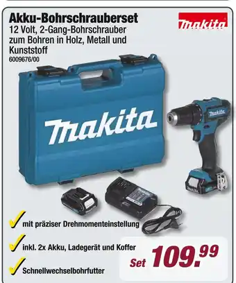 Poco Makita akku-bohrschrauberset Angebot
