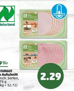PENNY Naturgut, naturland, bio bio putenbrustfilet oder bio kochschinken Angebot