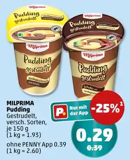 PENNY Milprima pudding gestrudelt Angebot