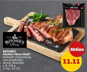 PENNY Butcher's by penny frisches t-bone-steak Angebot