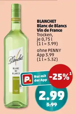 PENNY Blanchet blanc de blancs vin de france Angebot