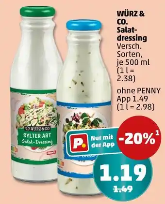 PENNY Würz & co. salat-dressing Angebot