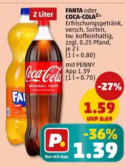 PENNY Fanta fanta oder coca-cola Angebot