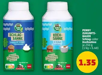 PENNY Zukunftsbauer bauer schlag- oder kochsahne Angebot