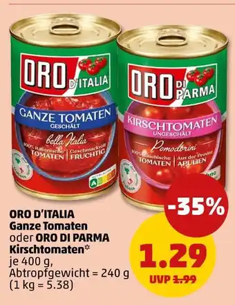 PENNY Oro d'italia ganzer tomaten Angebot