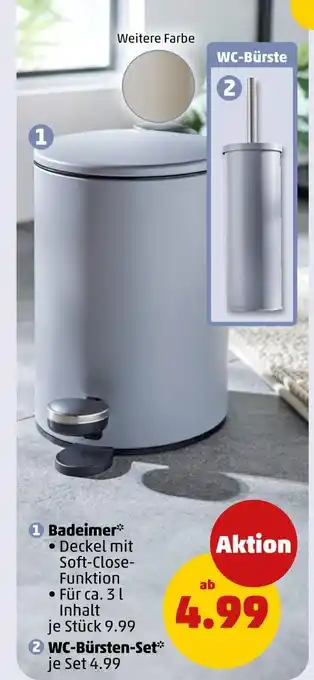 PENNY Badeimer oder wc-bürsten-set Angebot