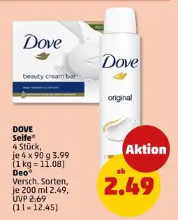 PENNY Dove seife oder deo Angebot