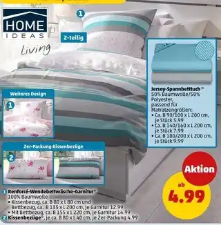 PENNY Home ideas living renforcé-wendebettwäsche-garnitur Angebot
